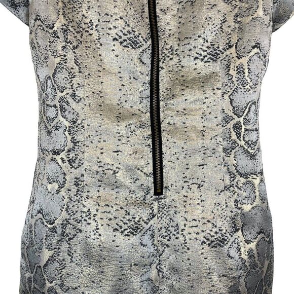 Sancturary Clothing Womens Snakeskin Reptile Metallic Mini Cocktail Dress sz M - Picture 13 of 16